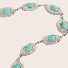 Vintage Metal Chain Belt Embossed Boho Body Chain
