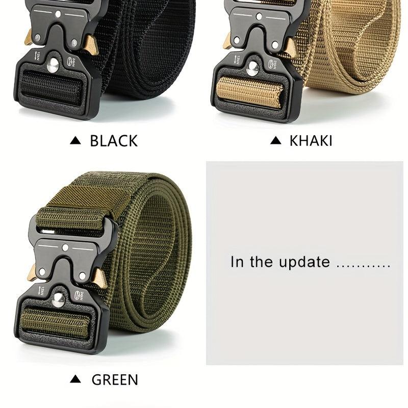 Tactical Belt Multifunction Adjustable Military Nylon Canvas Belt