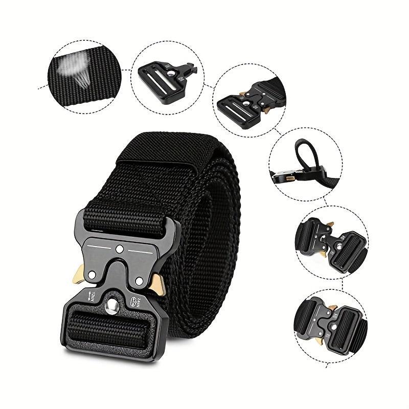 Tactical Belt Multifunction Adjustable Military Nylon Canvas Belt