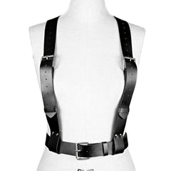 PU Leather Harness Belt Ladies Body Suspenders Belt Punk Belt