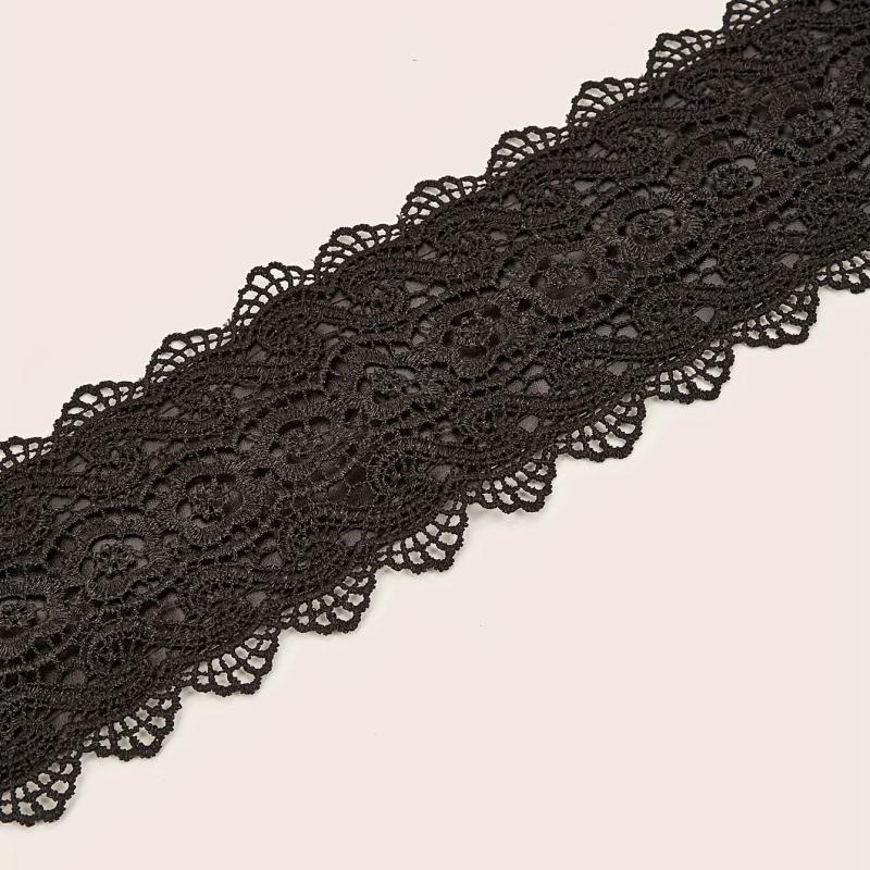 Boho Lace Waist Belt Wrap Around Wide Girdle for Dresses