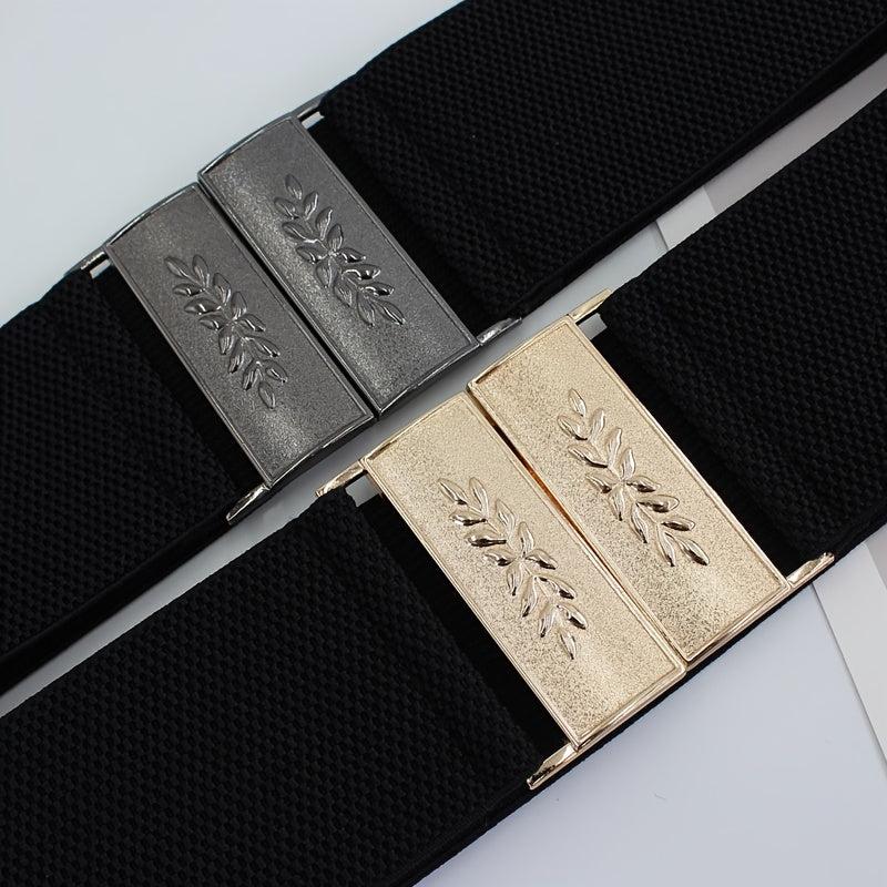 Vintage Elastic Belt for Women Sweater Dresses Wide Waist Cover
