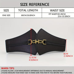 Vintage Wide Belt Elastic Cinch Women Waist Belt
