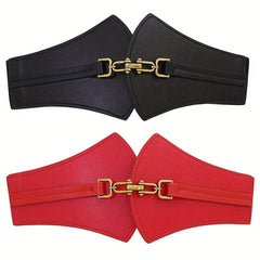 Vintage Wide Belt Elastic Cinch Women Waist Belt