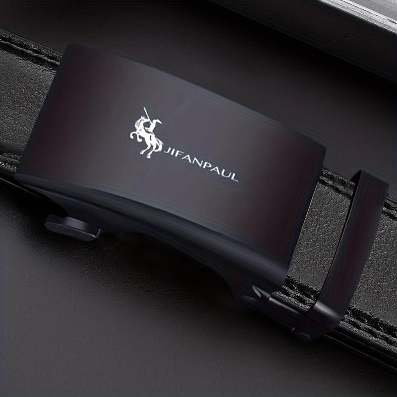 Men's Business Buckle Belt for Outdoor Party Travel