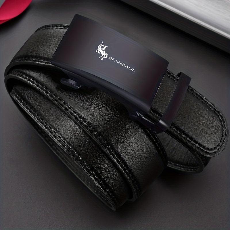 Men's Business Buckle Belt for Outdoor Party Travel