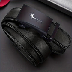 Men's Business Buckle Belt for Outdoor Party Travel