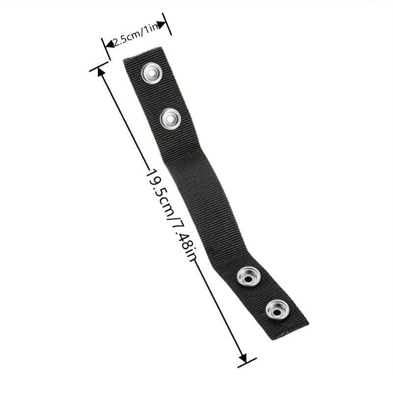 1pc Belt Fixed Buckle Tactical Belt Fixing Buckle Nylon Adjustment Webbing