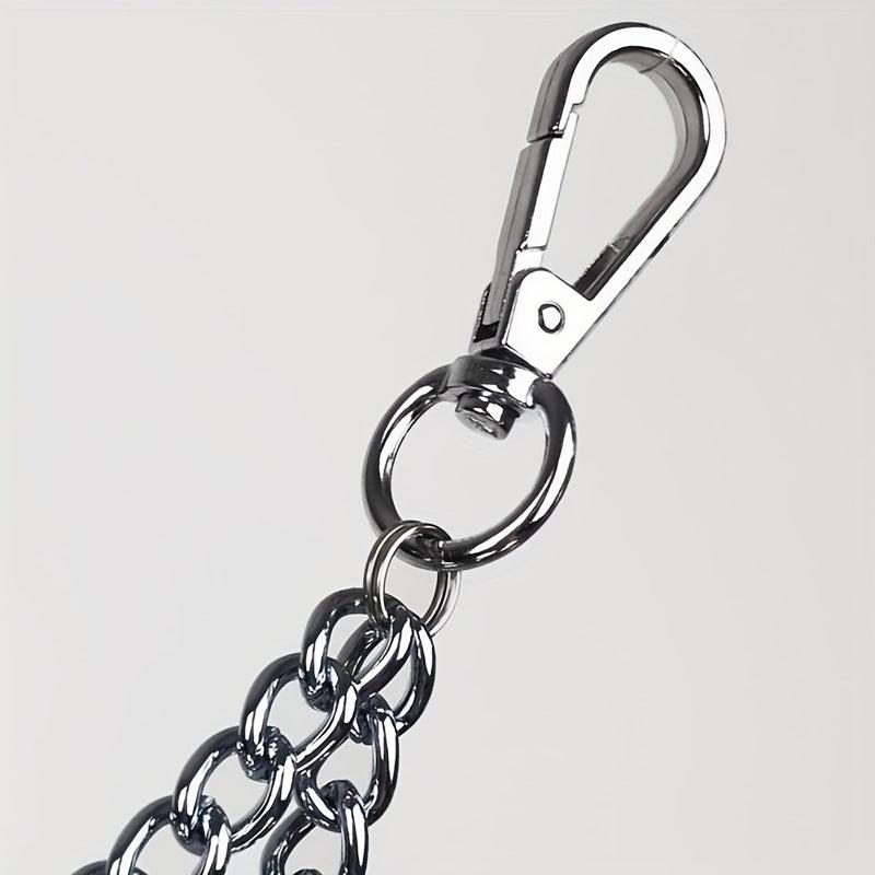 Metal Punk Rock Layered Chain Keychains For Men Waist Key Chain Wallet Jeans
