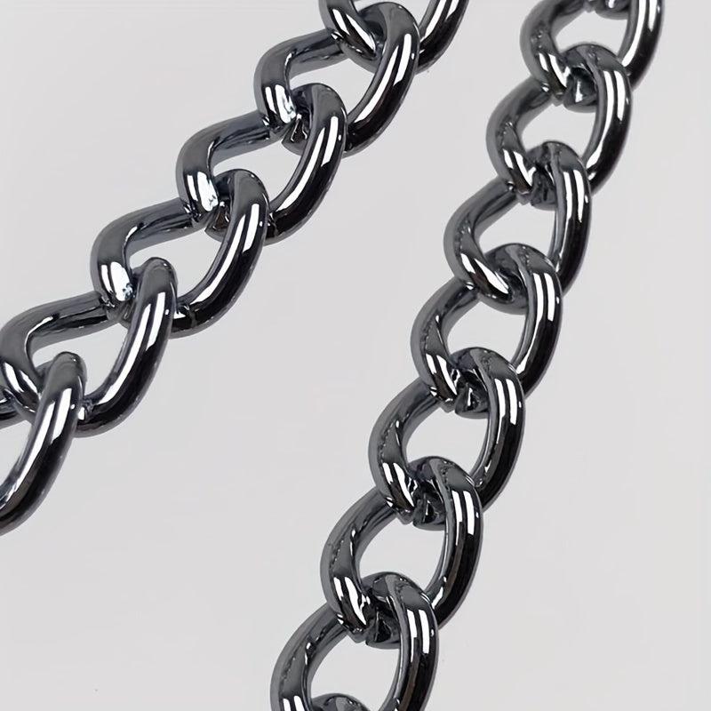 Metal Punk Rock Layered Chain Keychains For Men Waist Key Chain Wallet Jeans