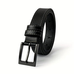 Square Buckle Belt Unisex PU Leather Waist Belt Jeans Pants Women