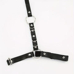 PU Leather Harness Belt Punk Thigh Leg Garter Steampunk Waistband Women