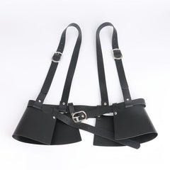 PU Leather Harness Belt Adjustable Waistband For Women
