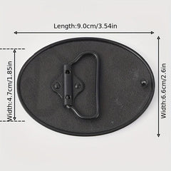 Dragon Oval Belt Buckle Western Jeans Accessories DIY