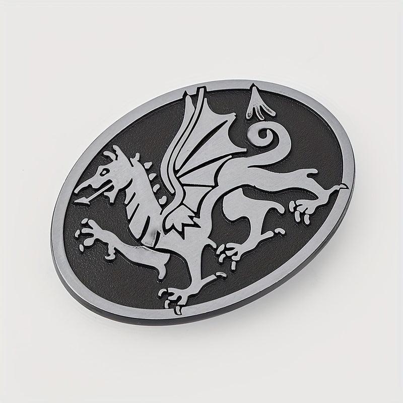 Dragon Oval Belt Buckle Western Jeans Accessories DIY