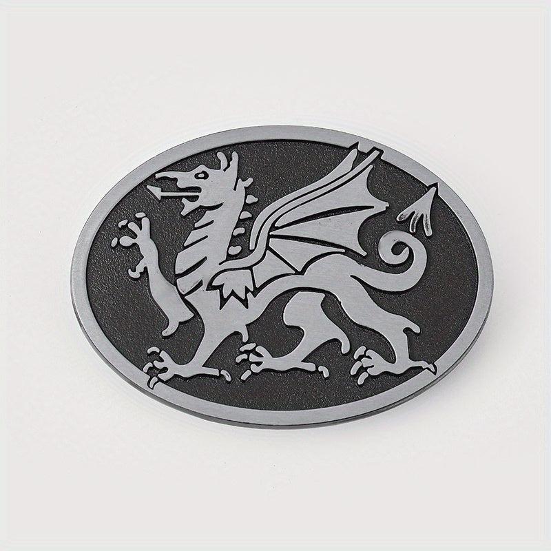 Dragon Oval Belt Buckle Western Jeans Accessories DIY