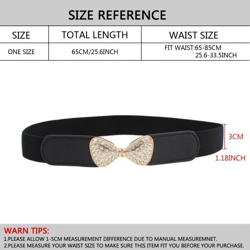 Wide Elastic Waist Belt Floral Buckle Women Vintage Dress Sweater Coat