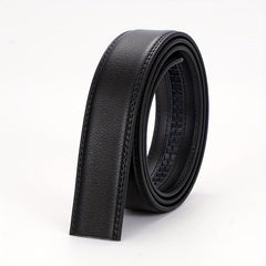 Men's Automatic Buckle Leather Belt Strip