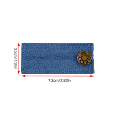 1pc Strong Denim Jeans Waist Extenders Waistband Expanders
