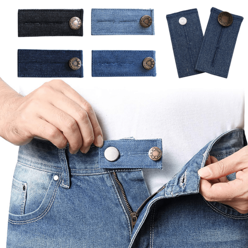 1pc Strong Denim Jeans Waist Extenders Waistband Expanders