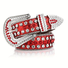 Glitter Rhinestone Hip Hop Belt Y2K Bling Sparkly Cowgirl Belt