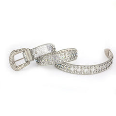 Rhinestone Western Cowgirl Studded Belt