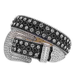Western Rhinestone Belts Bling Crystal Studded Cowgirl Cowboy Strap