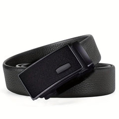 Men's PU Leather Automatic Buckle Belt