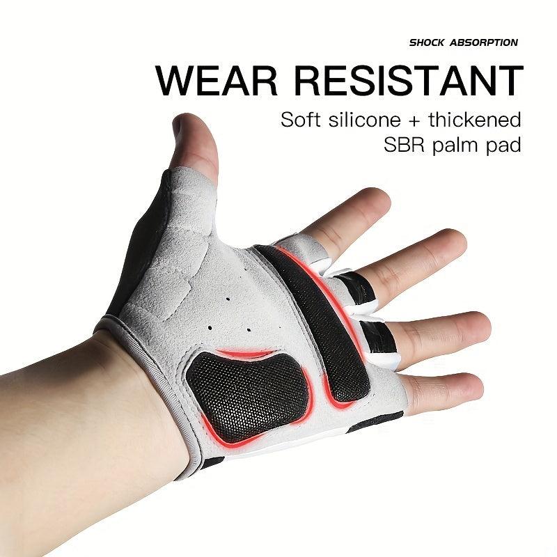Shockproof GEL Pad Cycling Gloves Half Finger Sport Resistance