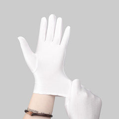 Ice Silk Spandex Driving Gloves Elastic Pair