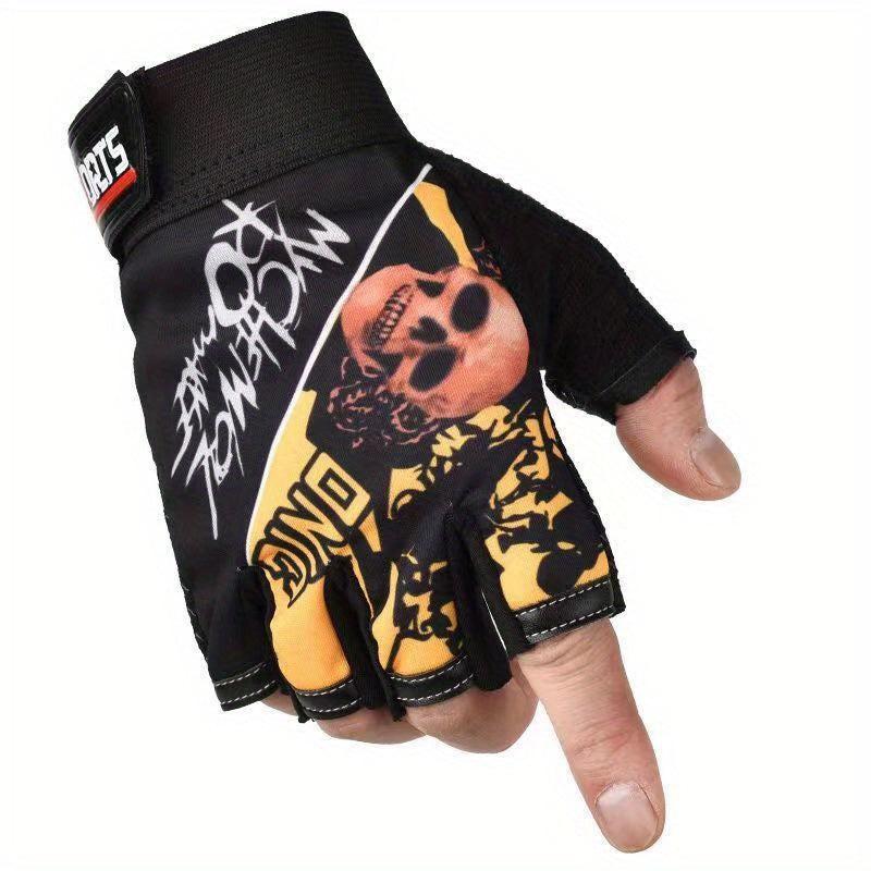 Sunscreen Non-slip Half Finger Cycling Gloves