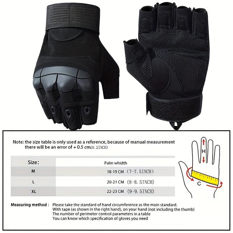 Half Finger Tactical Gloves Outdoor Men's Military Gloves Hiking Motorcycle