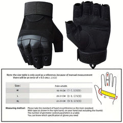 Half Finger Tactical Gloves Outdoor Men's Military Gloves Hiking Motorcycle