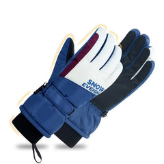 Men's Plush Thickened Cold-proof Waterproof Ski Gloves