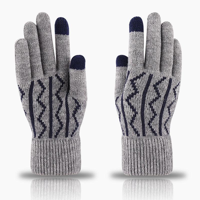 Winter Touchscreen Knit Gloves for Men