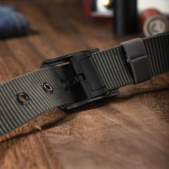 Adjustable Cut Pin Buckle Leather Belt All match Casual Jeans Belt