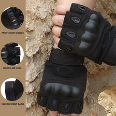 Half Finger Tactical Gloves for Men, Military Hiking Cycling Sports Gloves