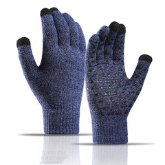 Unisex Winter Knitted Wool Gloves Touch Screen Warm
