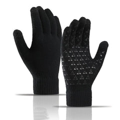 Unisex Winter Knitted Wool Gloves Touch Screen Warm