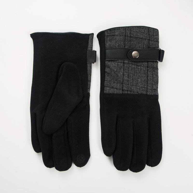Men's Warm Outdoor Cycling Gloves Touch Screen Cold-proof Finger Gloves