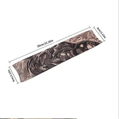 Outdoor Cycling Sunscreen Tattoo Sleeve UV Protection Long Gloves