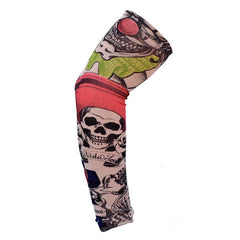 Outdoor Cycling Sunscreen Tattoo Sleeve UV Protection Long Gloves