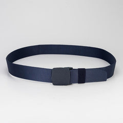 Nylon Belted Men's Pants With Braided Neon Canvas Belt