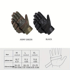 Men's Winter Waterproof Warm PU Gloves For Outdoor Motorcycle Sports