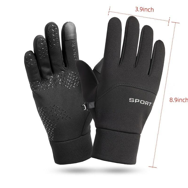 Warm Fleece Sports Gloves for Autumn/Winter