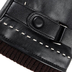 Unisex Warm Waterproof Touchscreen Leather Gloves