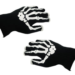 Halloween Skull Claw Touch Screen Gloves Non slip Winter Warm Men's Gloves