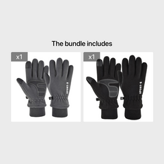 Men's Winter Fleece Touch Screen Cycling Ski Gloves