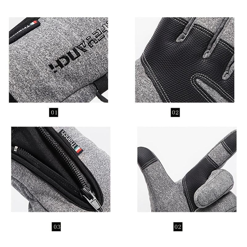 Men's Winter Gloves Touch Screen Waterproof Cycling Outdoor Sports Gloves