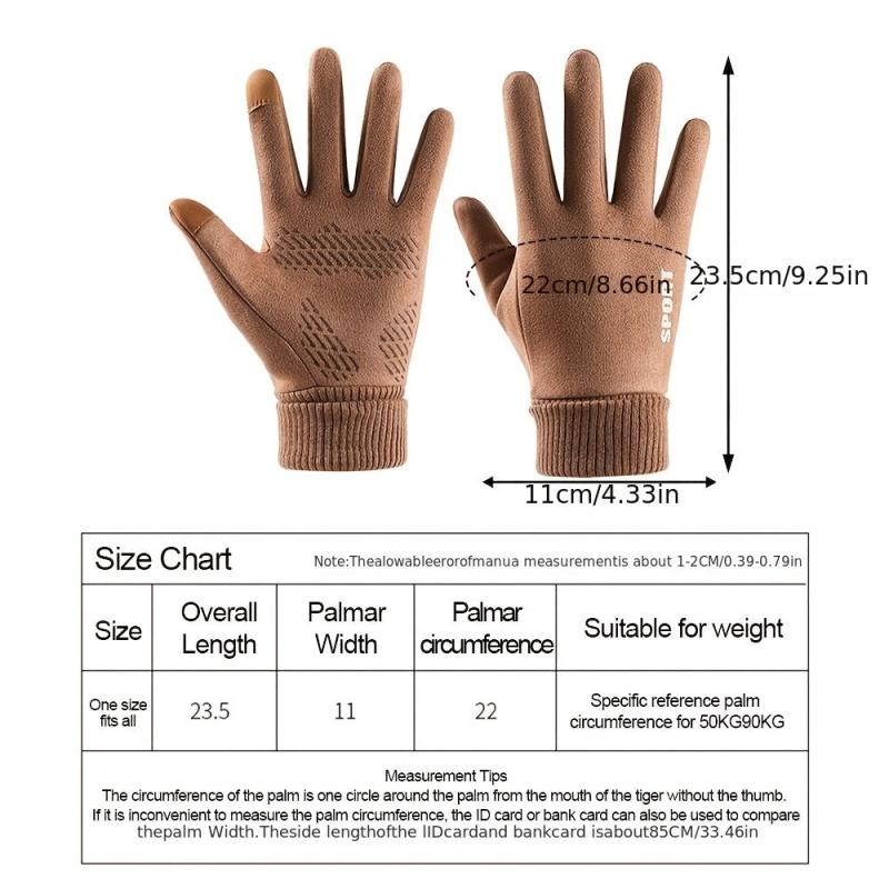 Men Winter Waterproof Cycling Gloves Outdoor Sports Running Motorcycle Ski